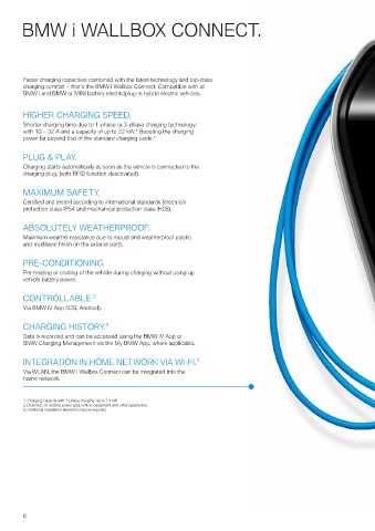 Page 6 BGU0620804432 001 BMW i Wallbox SP Brochure PT